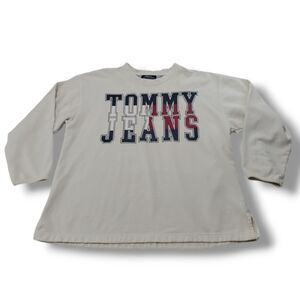 Vintage Tommy Hilfiger Sweatshirt Size XL Tommy Jeans Graphic Print Sweatshirt